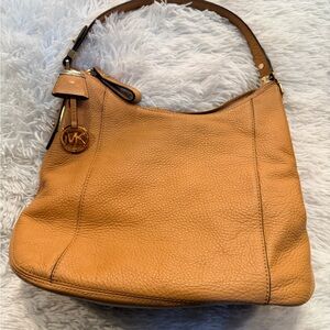 Michael Kors Tan Leather Shoulder Bag